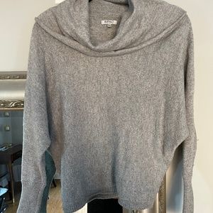 Gray cowl neck sweater